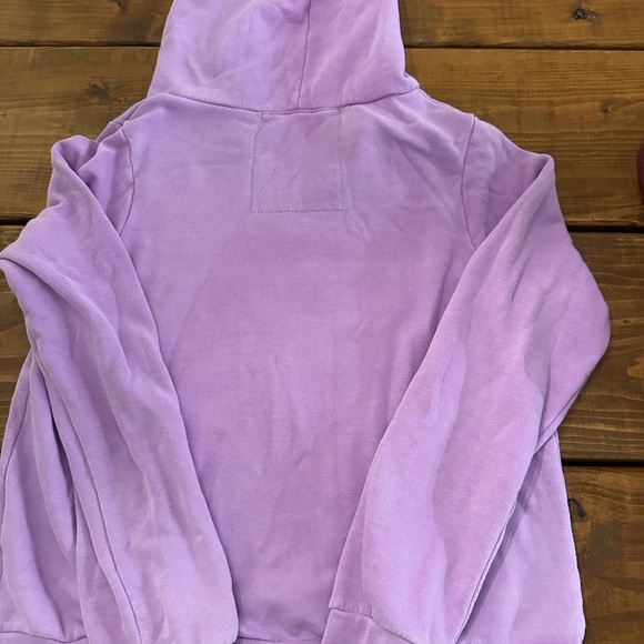 AVIATOR NATION 5 STRIPE ZIP HOODIE-PURPLE Size M NWOT - Picture 3 of 3